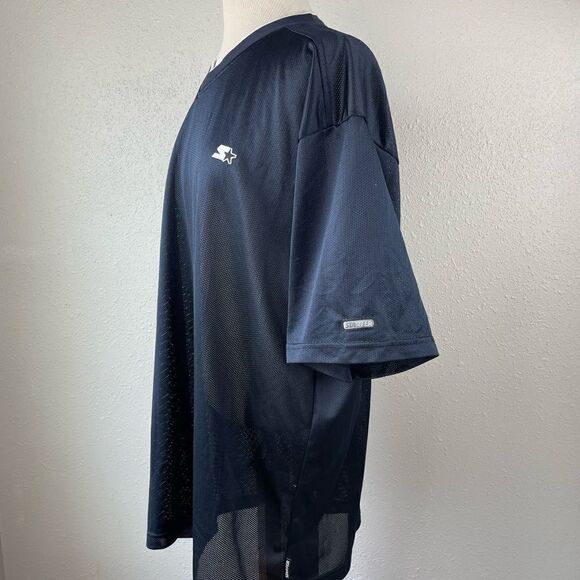 Starter Navy Blue V-Neck Pullover Size XL EUC - Picture 2 of 6
